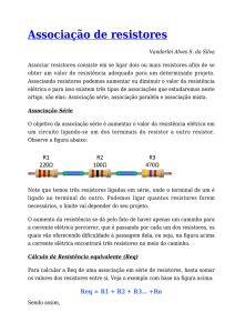 Associação de resistores