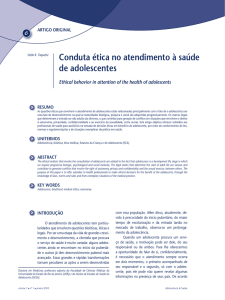 Conduta ética no atendimento à saúde de adolescentes