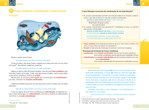 6 Frase complexa: coordenação e subordinação