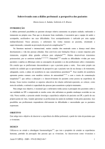 Sobrevivendo com a diálise peritoneal: a perspectiva dos pacientes