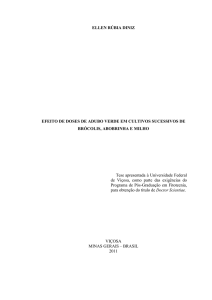 ELLEN RÚBIA DINIZ EFEITO DE DOSES DE ADUBO VERDE EM