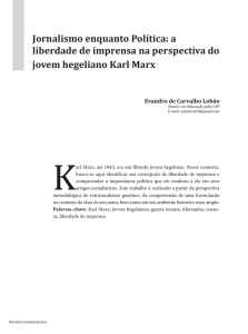 Jornalismo enquanto Política: a liberdade de imprensa na