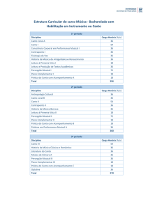 Estrutura Curricular