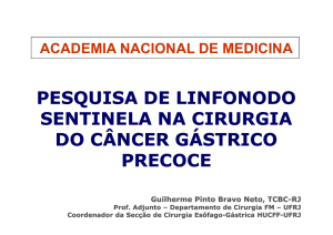 câncer gástrico precoce - Academia Nacional de Medicina