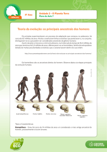 Teoria da evolução: os principais ancestrais dos homens