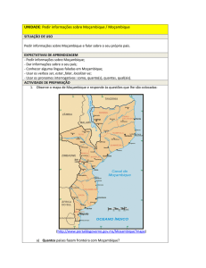 Pedir informações sobre Moçambique