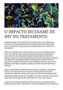 O IMPACTO DO EXAME DE HIV NO TRATAMENTO