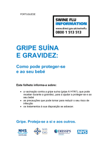 gripe suína e gravidez