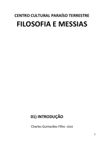 filosofia e messias - Charles Guimarães Filho