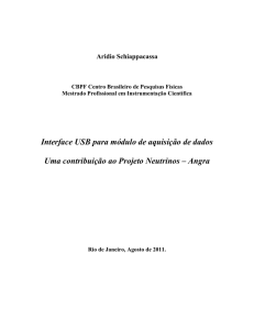 Interface USB para módulo de aquisição de dados Uma