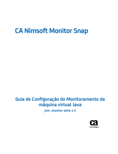 Guia de Configuração do Monitoramento da máquina virtual Java