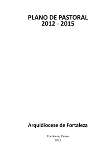 plano de pastoral 2012 - 2015