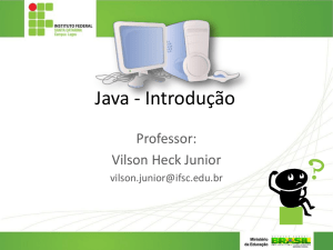 Introdução a Java