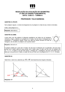 13/06/13 – TURMA-A PROFESSOR: TÚLIO BARBOSA