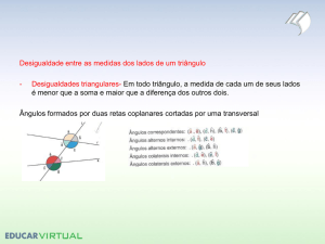 Desigualdades triangulares