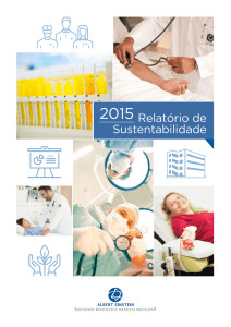 Relatório de Sustentabilidade - Hospital Israelita Albert Einstein