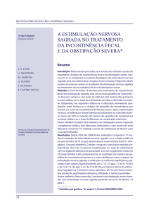A Estimulação Nervosa Sagrada no Tratamento da Incontinência