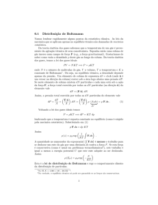 0.1 Distribuição de Boltzmann
