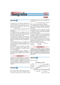 FGV 2005 - Economia - 1ª Fase