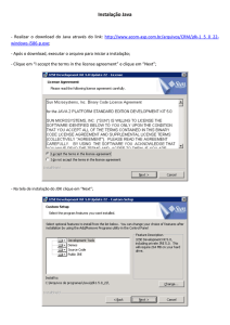 Instalação Java - WikiTec Acom Sistemas
