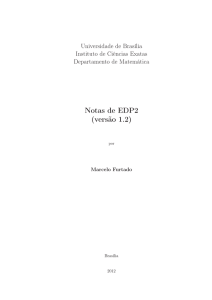 Notas de EDP2 (versão 1.2) - MAT-UnB