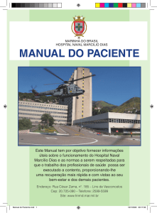 manual do paciente - Marinha do Brasil