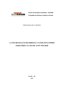 a concretização do direito à saúde pelo poder judiciário