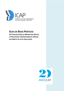 Guia de Boas Práticas de Comunicações de Marketing Digital e