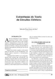 Estranhezas da Teoria de Circuitos Elétricos Eng. Marcello Praça