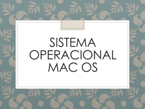 SISTEMA OPERACIONAL MAC OS