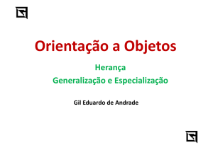 Orientação a Objetos - Gil Eduardo de Andrade