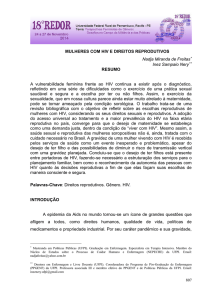 MULHERES COM HIV E DIREITOS REPRODUTIVOS Nadja