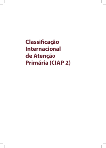 Classificação Internacional de Atenção Primária (CIAP 2)