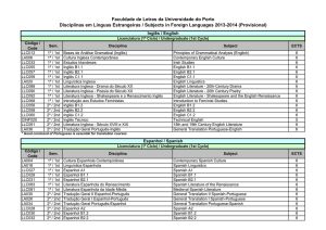 FLUP-Foreign Languages 2013-2014-BA