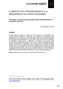 o impacto do câncer infantil e a importância do apoio solidário