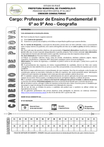 professor de geografia
