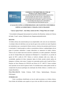 AVALIAÇÃO CLÍNICA E EPIDEMIOLÓGICA DE PACIENTES COM