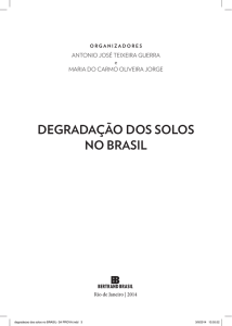 degradação dos solos - Grupo Editorial Record