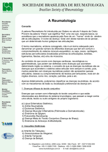 do arquivo PDF - Sociedade Brasileira de Reumatologia