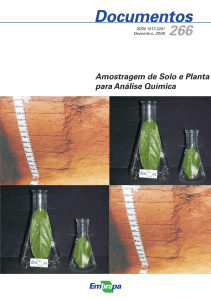 Amostragem de Solo e Planta para Análise Química