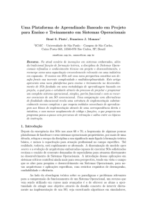 Uma Plataforma de Aprendizado Baseado em Projeto para Ensino e