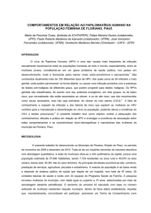 comportamentos em relação ao papilomavírus humano na