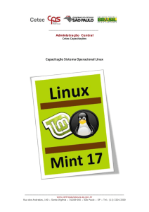 Capacitação Sistema Operacional Linux