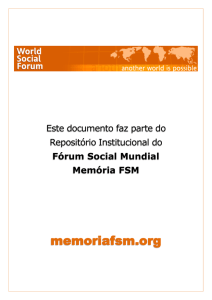 ïyCORTcS - Fórum Social Mundial