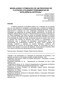 modelagem e otimização de um processo de flotação utilizando