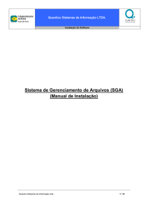 Sistema de Gerenciamento de Arquivos (SGA)