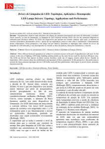 Drivers de Lâmpadas de LED: Topologias, Aplicações e