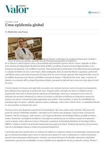 Uma epidemia global