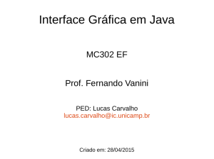 Interface Gráfica em Java - IC