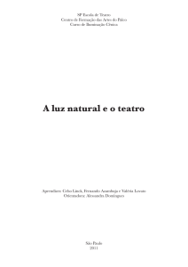 A luz natural e o teatro.indd